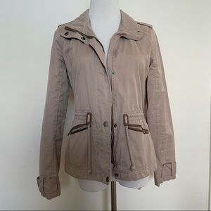 Hollister tan utility jacket